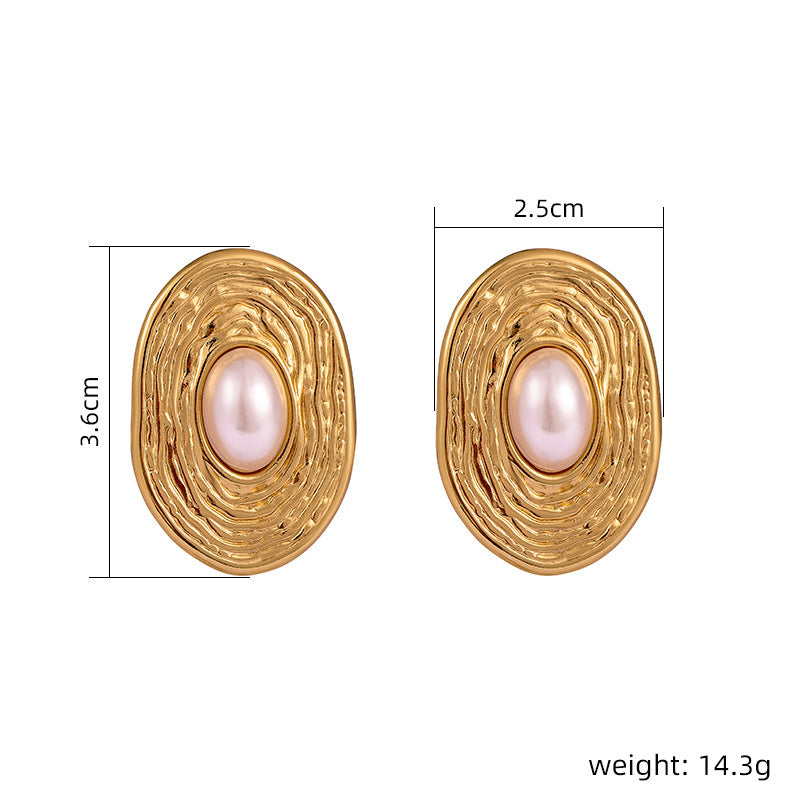 Gold Flower Pearl Barrettes Fashion Bridal Hair Accessories