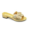 Bowknot Rhinestone Daily Low-top Sandals Casual