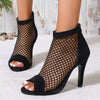 High Heel Back Zipper Plus