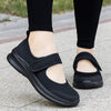 Low-top Thick Bottom Hollow Buckle Casual Mesh Shoes For The Old