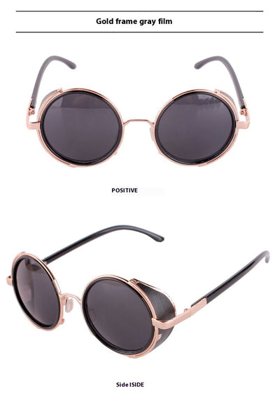 Round Retro Sunglasses Fashion UV Protection Sunglasses