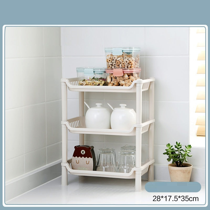 Home Multifunctional Desktop Storage Basket Shelf