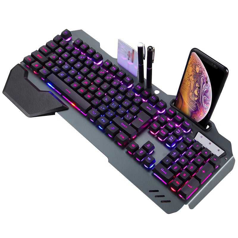 Keyboard with RGB Backlight Phone Holder