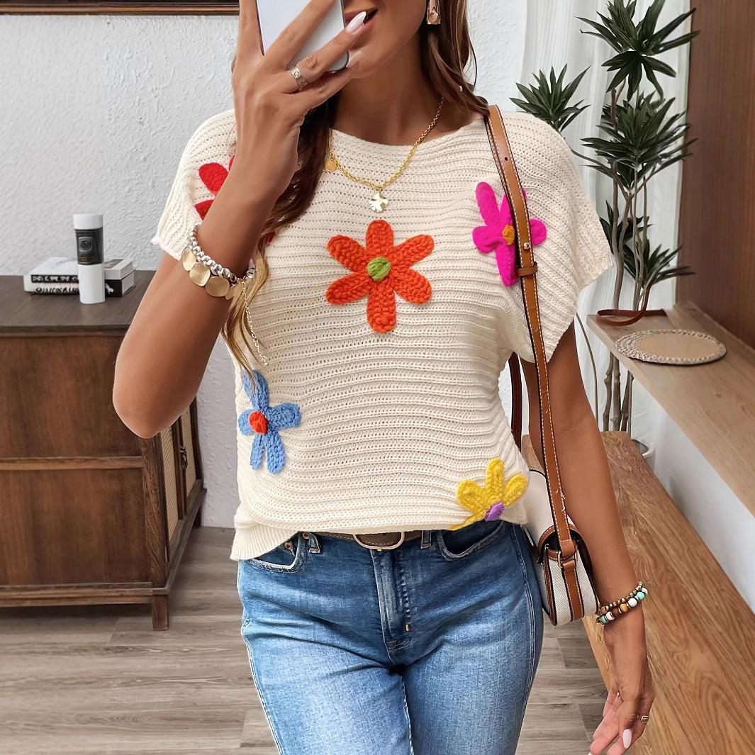Women's Summer New All-matching Loose Knitted Pullover
