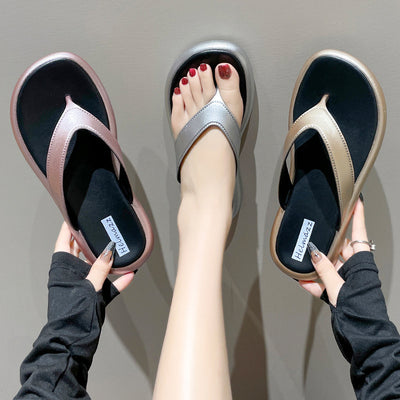 Women's Thick-soled Flip-flops