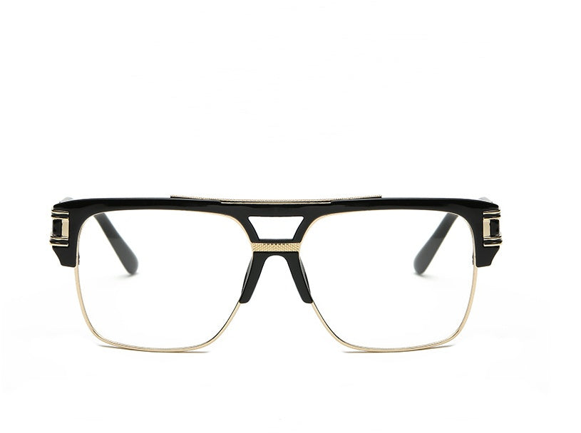 Men And Women Square Retro Colorful Reflective Sunglasses