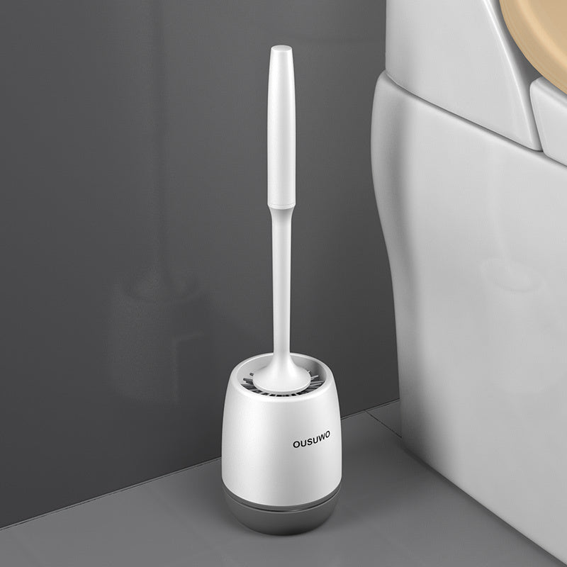 Toilet brush without dead ends