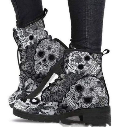 Women Ankle Boots Low Heels Shoes