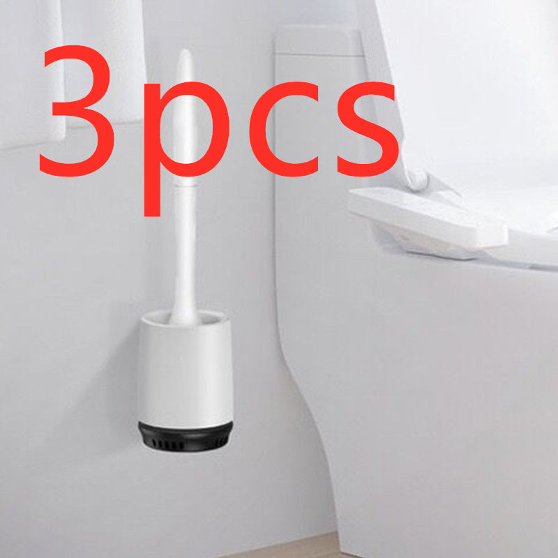 soft rubber head toilet brush