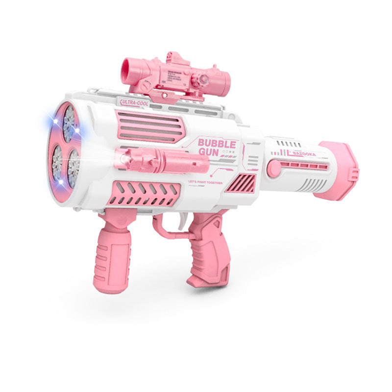Bubbles Gun Kids Toy Rocket Soap Bubble