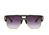 Men And Women Square Retro Colorful Reflective Sunglasses