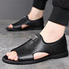 Roman Casual Sandals Soft Leather Non-slip Men