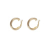 Sterling Silver Needle Personality Big Ear Ring Metal