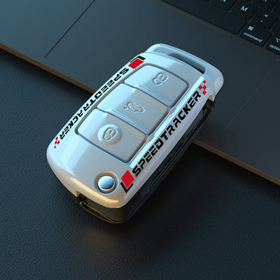 Carbon Fiber Style Car Key Cover