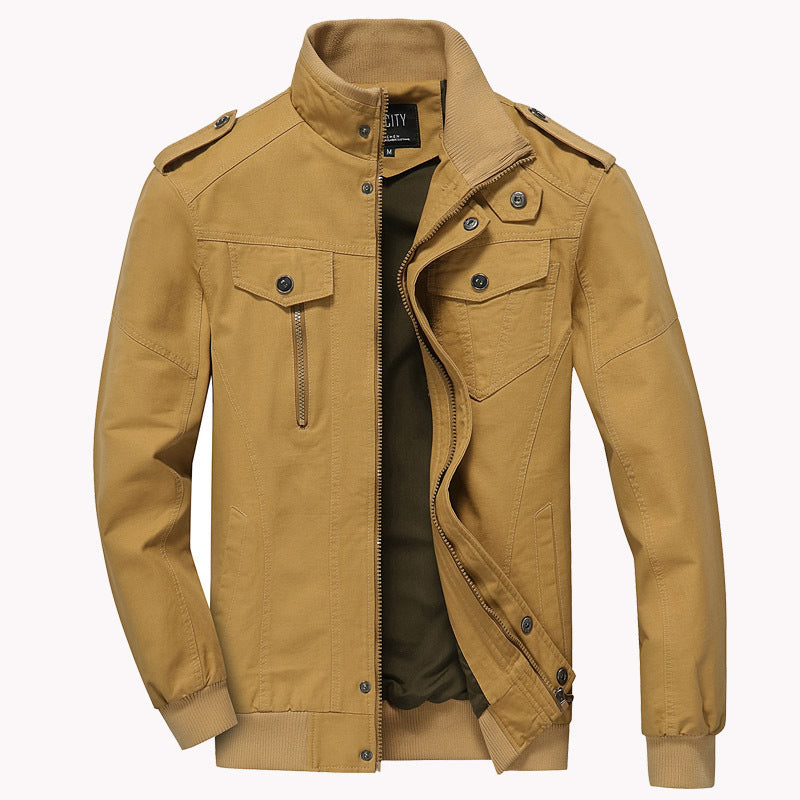 brand jacket men winter army military pilot