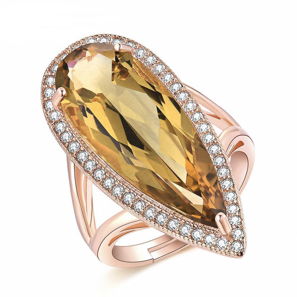 Natural citrine stone luxury