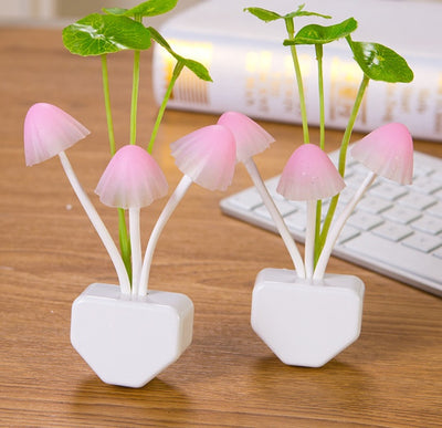 Color LED Mushroom Light, 3