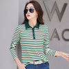 Cotton Button Temperament Korean-style Slim Blouse