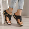 European And American Flip-flops Women's Non Slip Outdoor Wedge Flip-flops