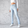 Women's Straight Leg Slim Fit Jeans