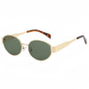 Oval Sunglasses Women's Metal Vintage Sunglasses