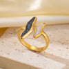 Korean Style Fashion Simple And Cool Style Stainless Steel Ring