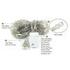 waterproof fishnet lights full of stars paved holiday lights wedding ins decorative lights