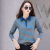Cotton Button Temperament Korean-style Slim Blouse