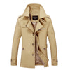 Spring men's washed windbreaker jacket