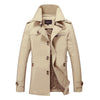 Spring men's washed windbreaker jacket