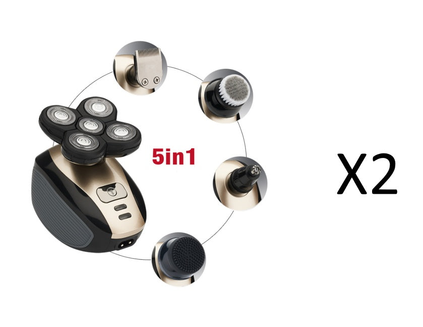 5 In 1 Multifunctional Electric Shaver 5 Blade Razor For Men Shaved