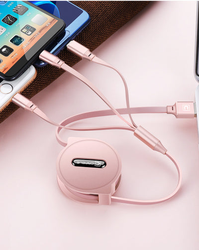 three-in-one charging line mobile phone