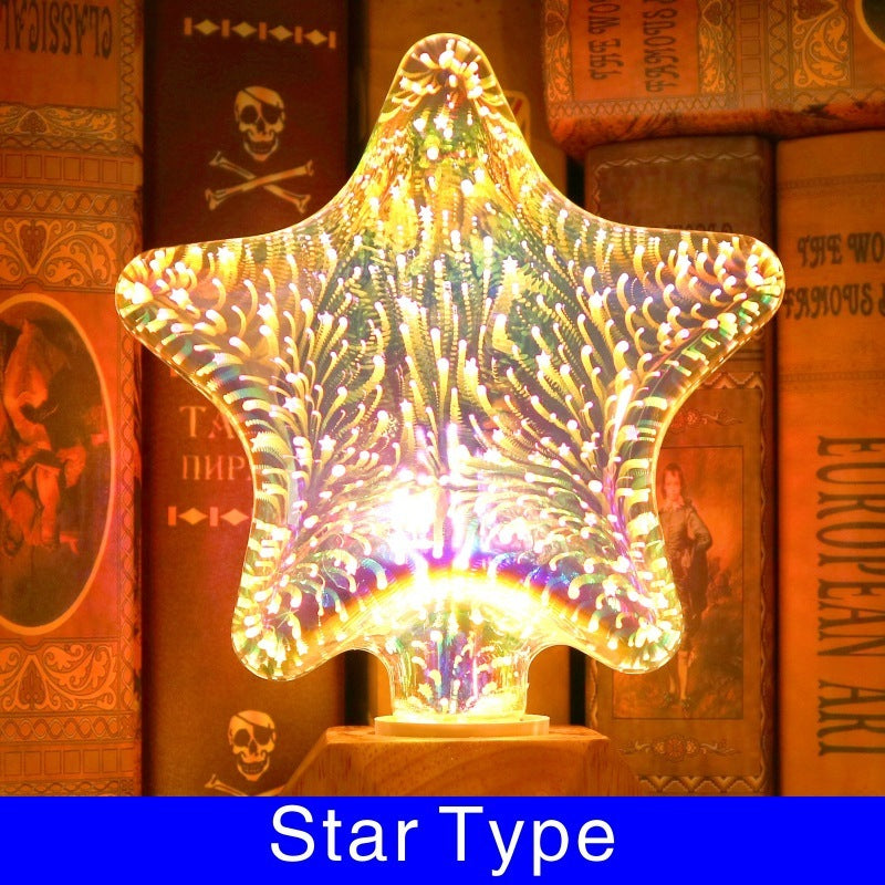 3D Fireworks Decorative Light Bulb