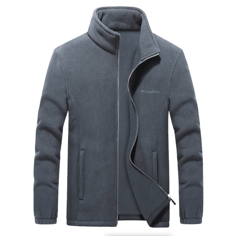 Winter Casual Fleece Jacket Men