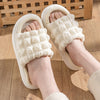 EVA Thick-soled Linen Slippers Women's Mute Soft-soled Slippers