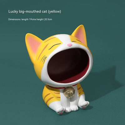 Creative Cat Key Storage Entrance Decoration Cute Home Storage Rack Living Room Entrance Shoe Cabinet Home Decorations
