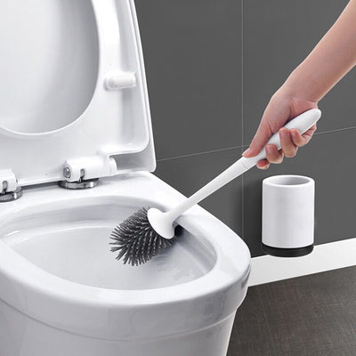 soft rubber head toilet brush
