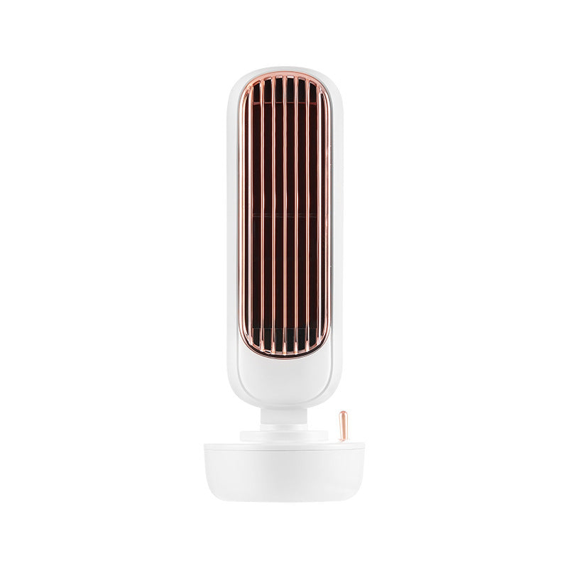 Mini portable leafless fan