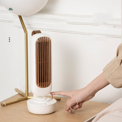 Mini portable leafless fan