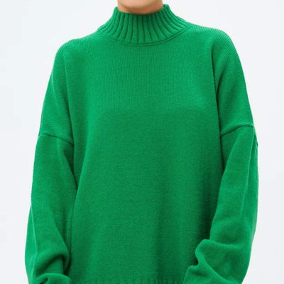 Half Turtleneck Thread Sweater Sub-loose Casual Sweater