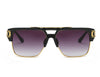 Men And Women Square Retro Colorful Reflective Sunglasses