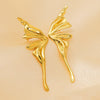 Love Butterfly Multi-layer Line Irregular Ear Studs