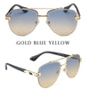 Fashion Women Retro Round Frame Frog Sunglasses