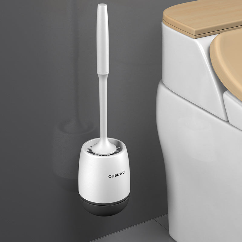Toilet brush without dead ends