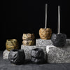 Retro Stone Toilet Brush Creative Bathroom Cleaning Brush