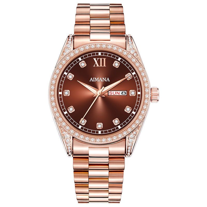 Diamond Disc Quartz Women's Watch
