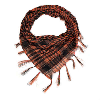 Network Silk Houndstooth Square Keffiyeh Military Fans Tactical Tassel Desert Scarf