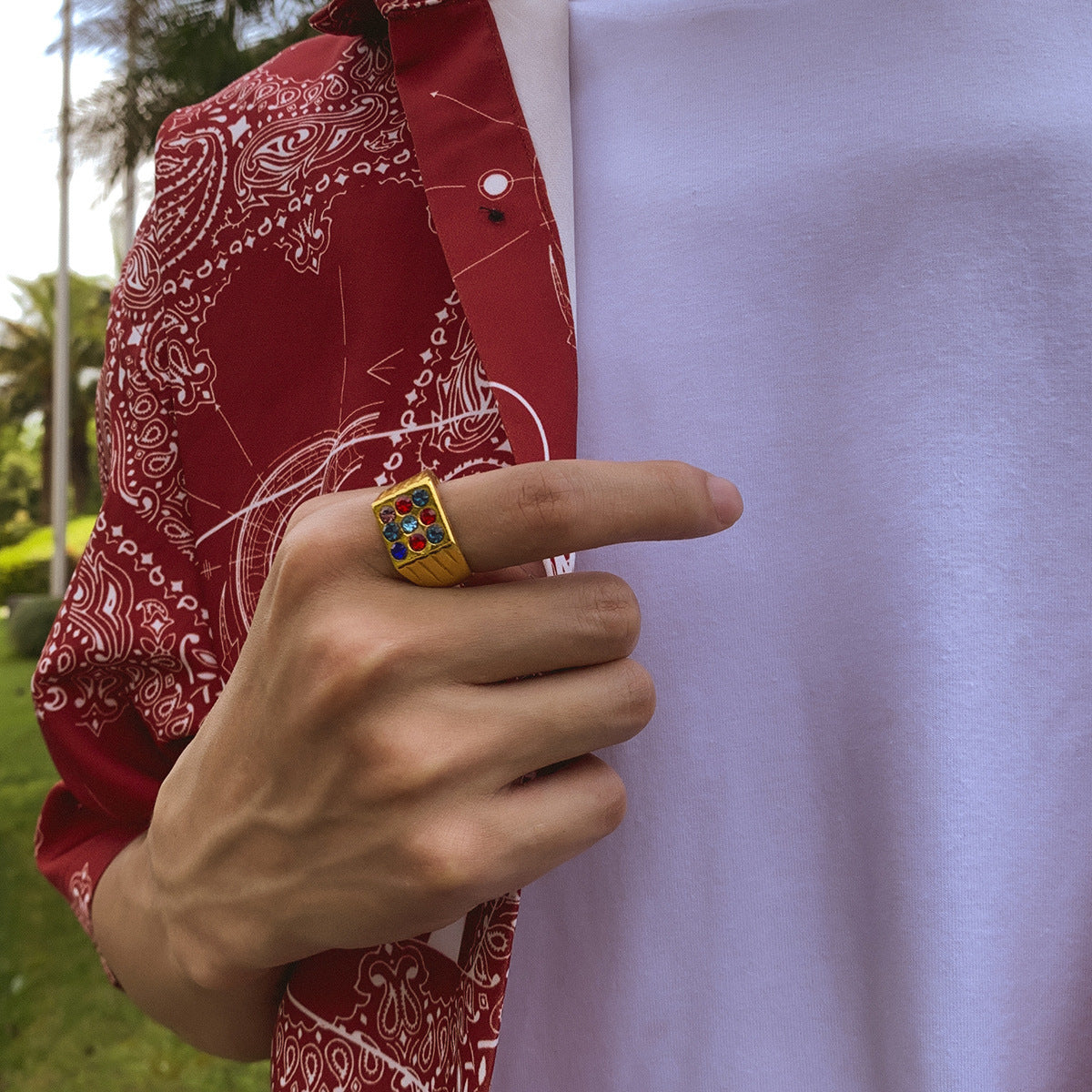 New Korean Style Ins Style Fashion Ring Men