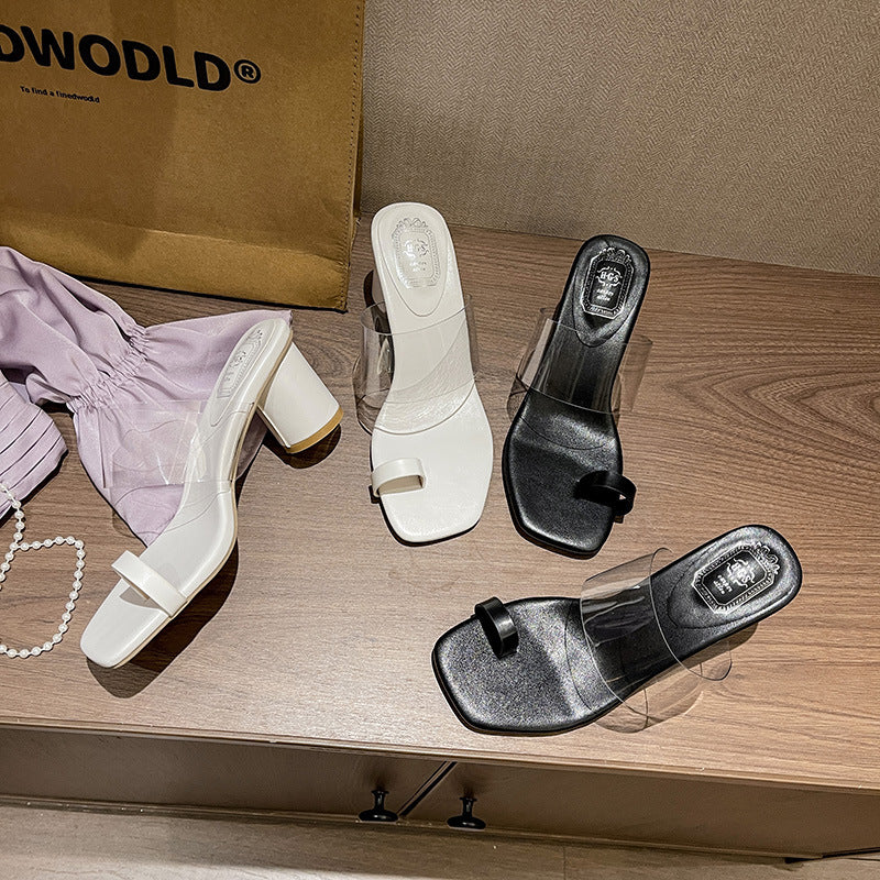 Toe Covering Transparent Ankle