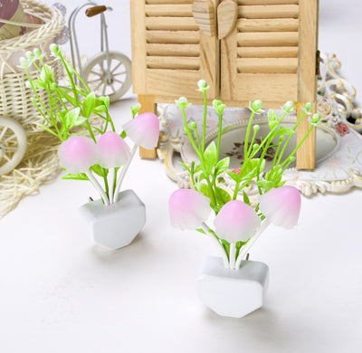Color LED Mushroom Light, 3